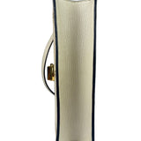 Gucci Textured Calfskin Bee Star Sylvie Shoulder Bag White