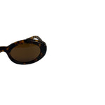 Miu Miu Tortoiseshell Oval Sunglasses SMU B09
