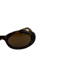 Miu Miu Tortoiseshell Oval Sunglasses SMU B09