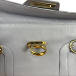 Salvatore Ferragamo Lavender Motherwell Clutch