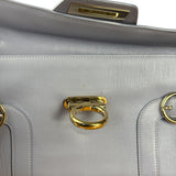 Salvatore Ferragamo Lavender Motherwell Clutch