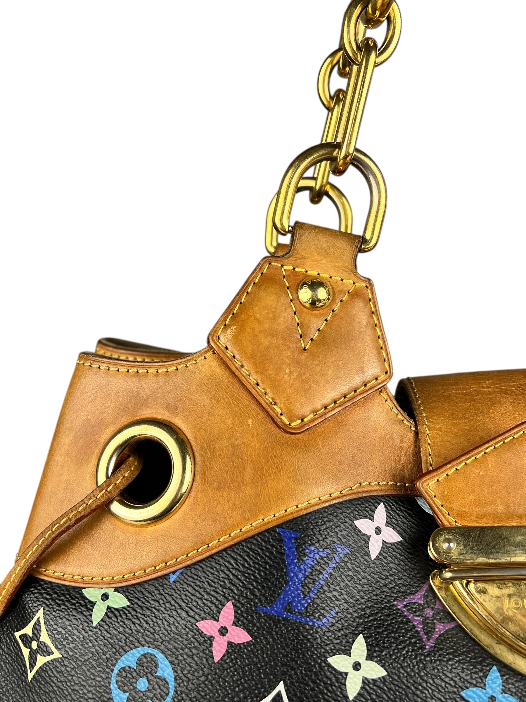 Louis Vuitton Black Murakami Ursula Handbag