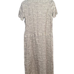 Chanel Newspaper Print Button Up Dress