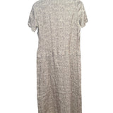 Chanel Newspaper Print Button Up Dress