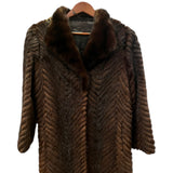 Joséphine Vintage Brown Fur Coat