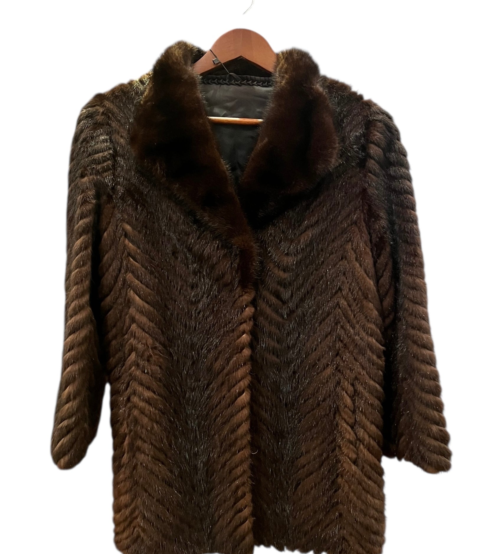 Joséphine Vintage Brown Fur Coat