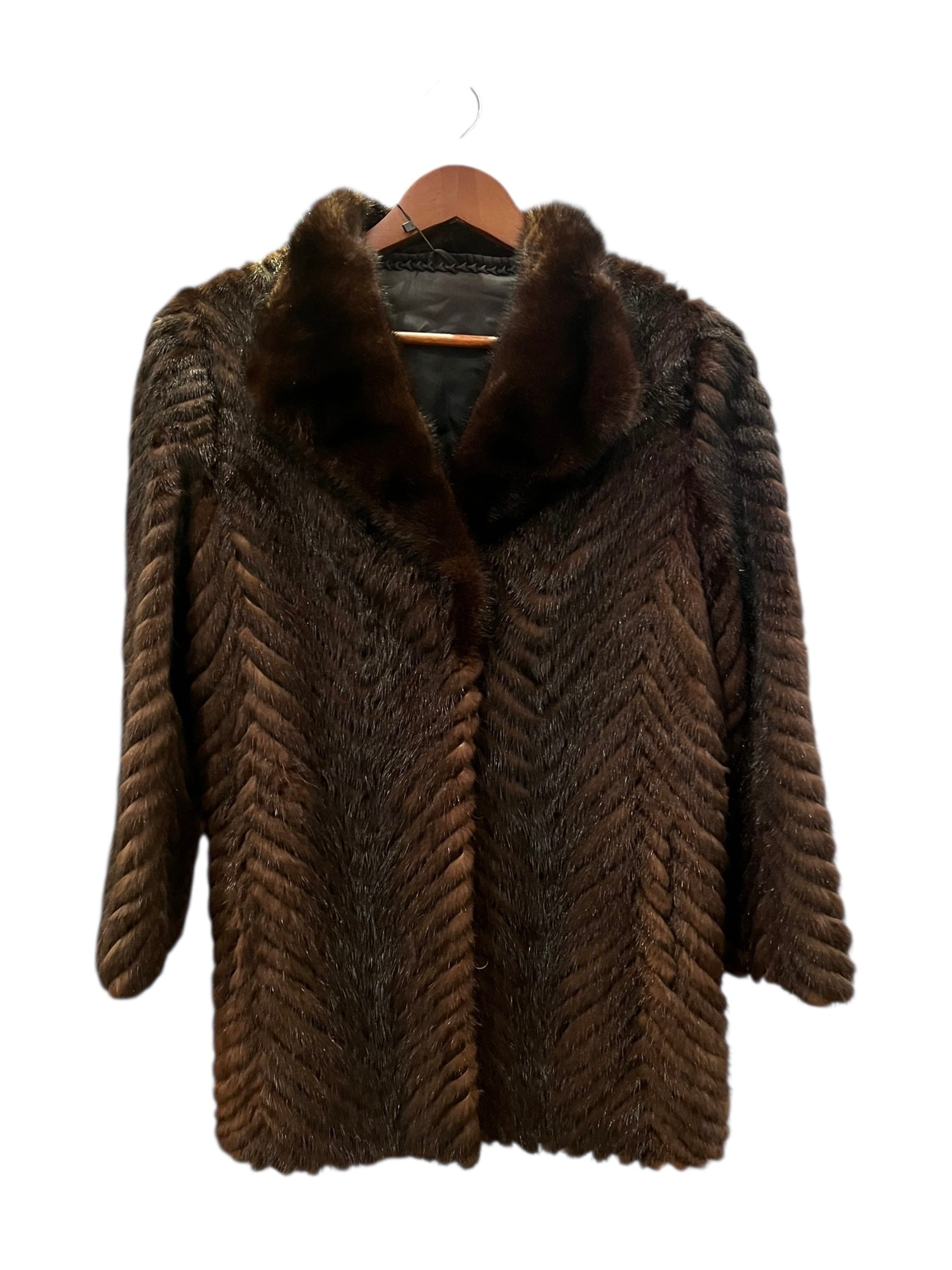 Joséphine Vintage Brown Fur Coat