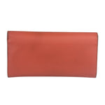 Balenciaga Salmon Pink Leather Essential Money Flap Wallet