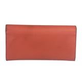Balenciaga Salmon Pink Leather Essential Money Flap Wallet