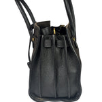 Yves Saint Laurent Black Grained Leather Sac De Jour Two-Way Bag