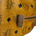 MCM Vintage Leather Logo Boston Handbag