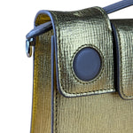 Christian Dior Diorever Gold Leather Clutch Bag