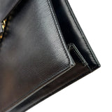 Christian Dior Black Leather Flap Bag Replacement Chain