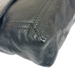 Fendi Black Leather Maxi Baguette