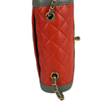 Chanel Two Tone Lambskin Mini Day Flap
