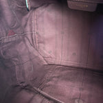 Loewe Purple Leather Ostrich Front 2Way Handbag