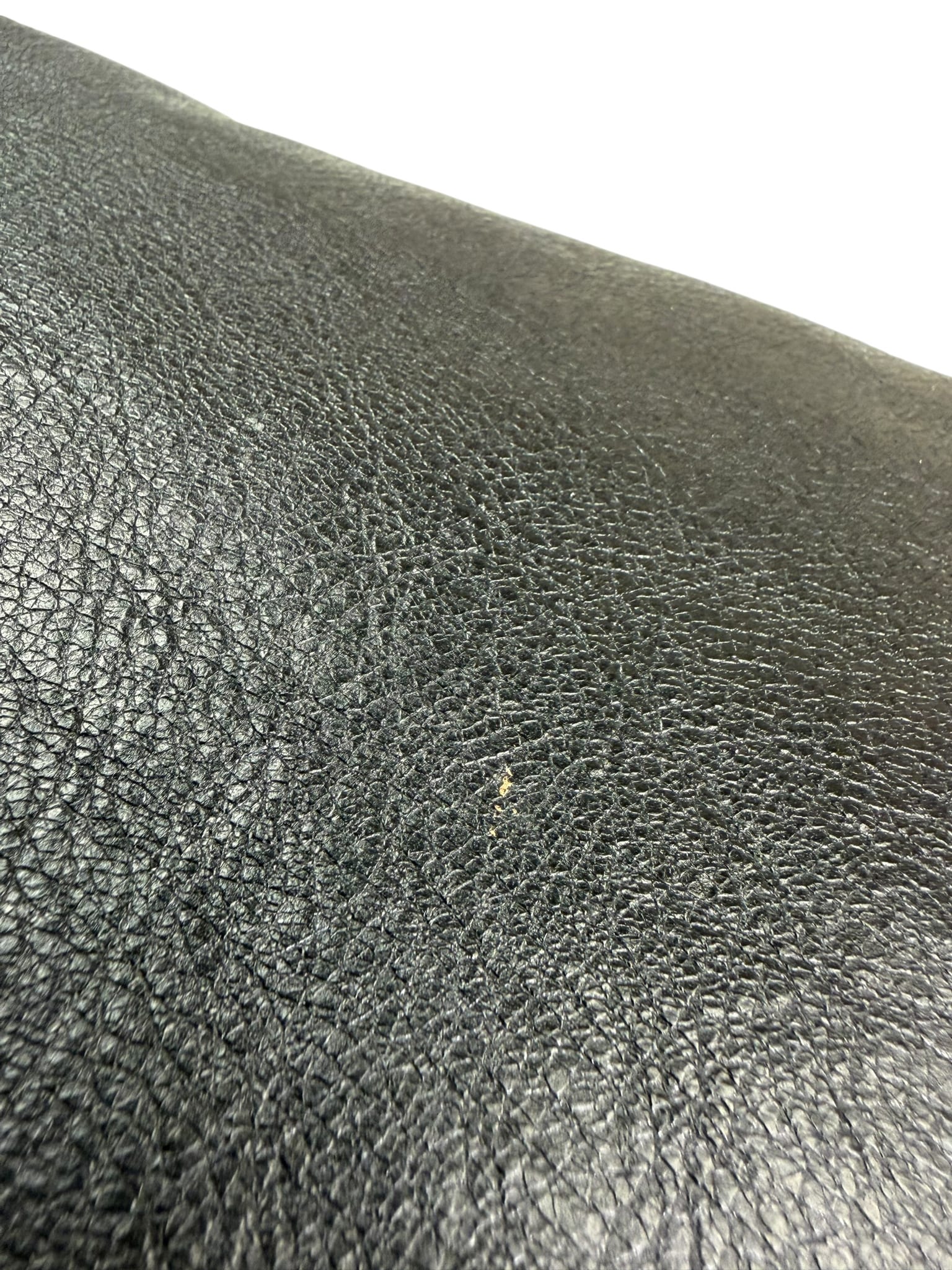 Balenciaga Black Lambskin Motocross Giant 12 Zip Around Flap Clutch
