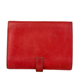 Hermes Red Leather Saumur Diane Boxcalf Cardholder