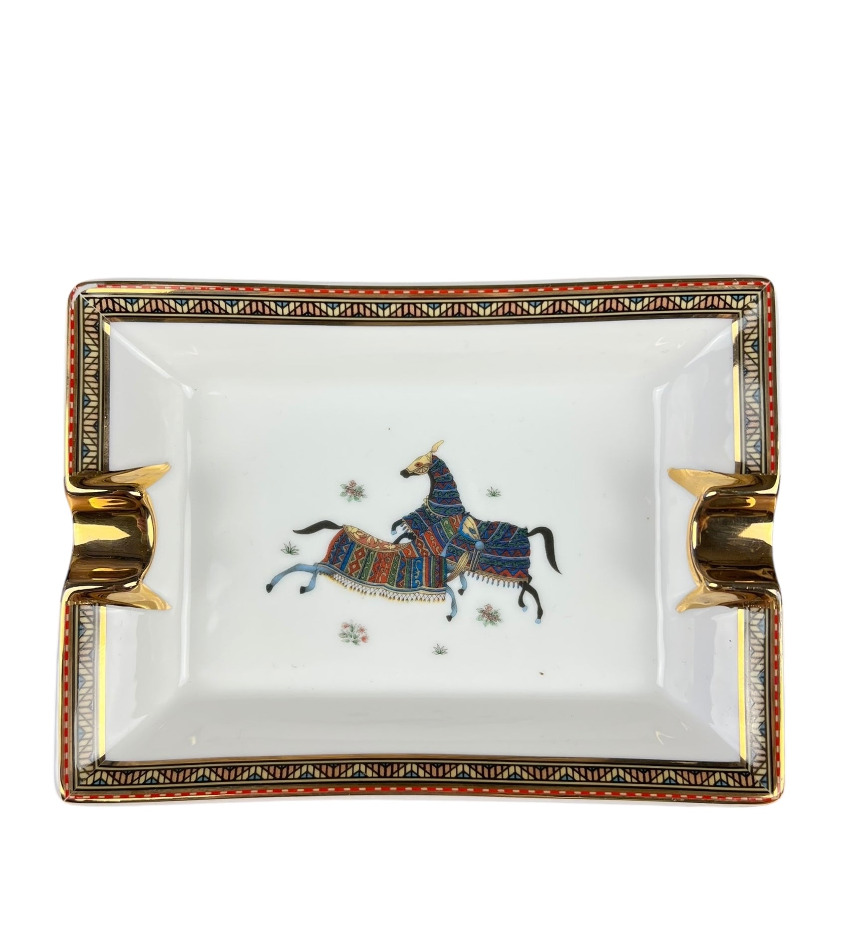 Hermes Cheval d'Orient Porcelain Ashtray