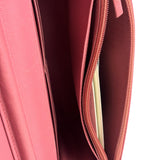 Chanel Pink Lambskin Mademoiselle Flap Wallet On Chain 2018