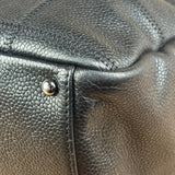 Chanel Black Leather Chocolate Bar Shoulder Bag 2004