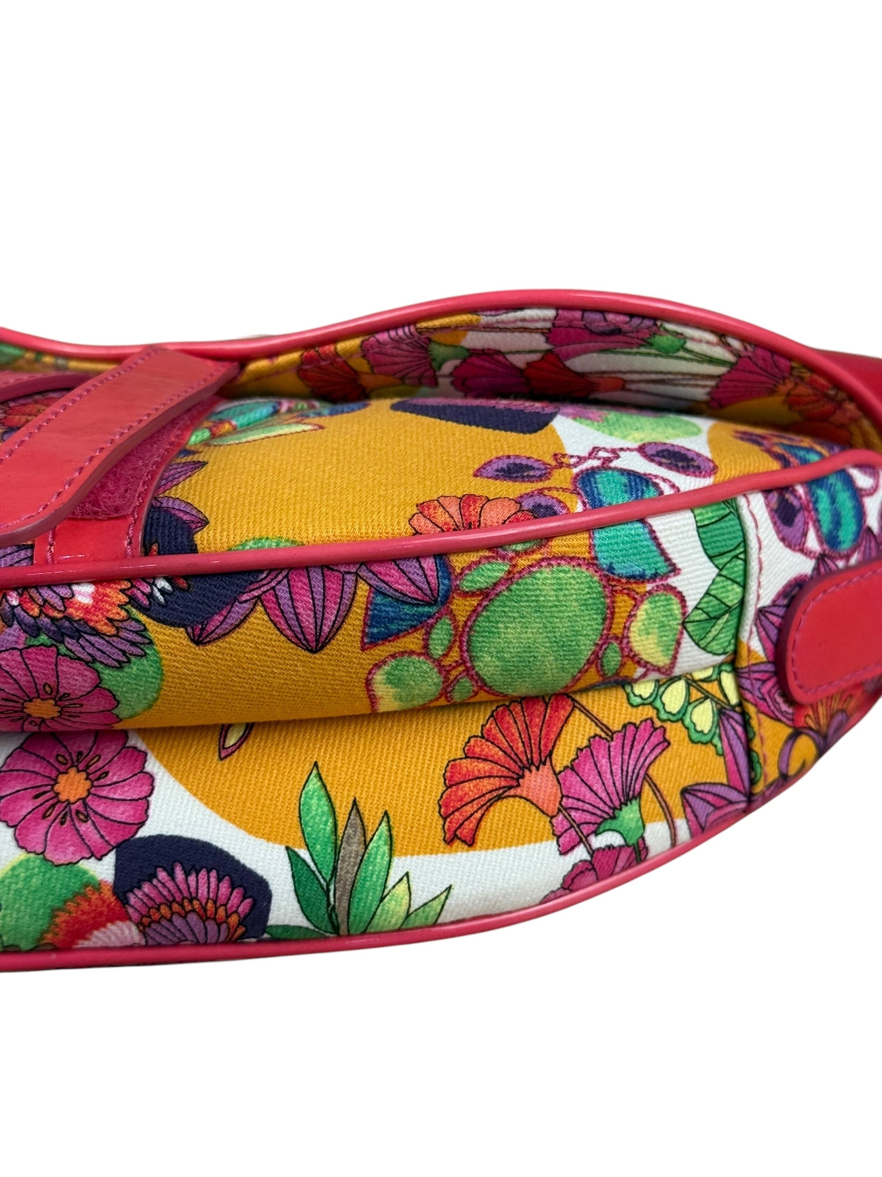 Christian Dior Floral Saddle Bag "Hawaiian Glamour"