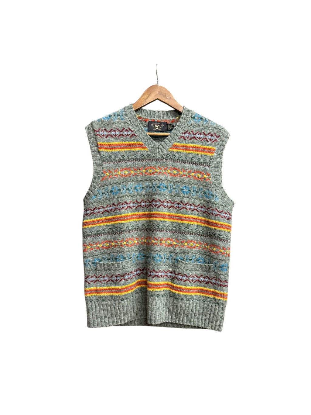 Polo Ralph Lauren RRL Fair Isle Knit Sweater Vest