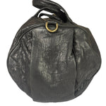 Alexander Wang Black Pebbled Leather Rocco Satchel