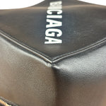 Balenciaga Black Leather Cube Bag 4x4