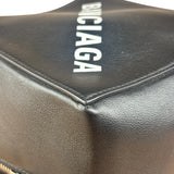 Balenciaga Black Leather Cube Bag 4x4