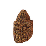 Prada Knit Polyester Black/Orange Beanie