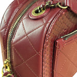 Chanel Burgundy Python Quilted Leather Vanity Two-Way Bag 2017