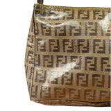 Fendi Vintage Beige PVC Zucca Pochette