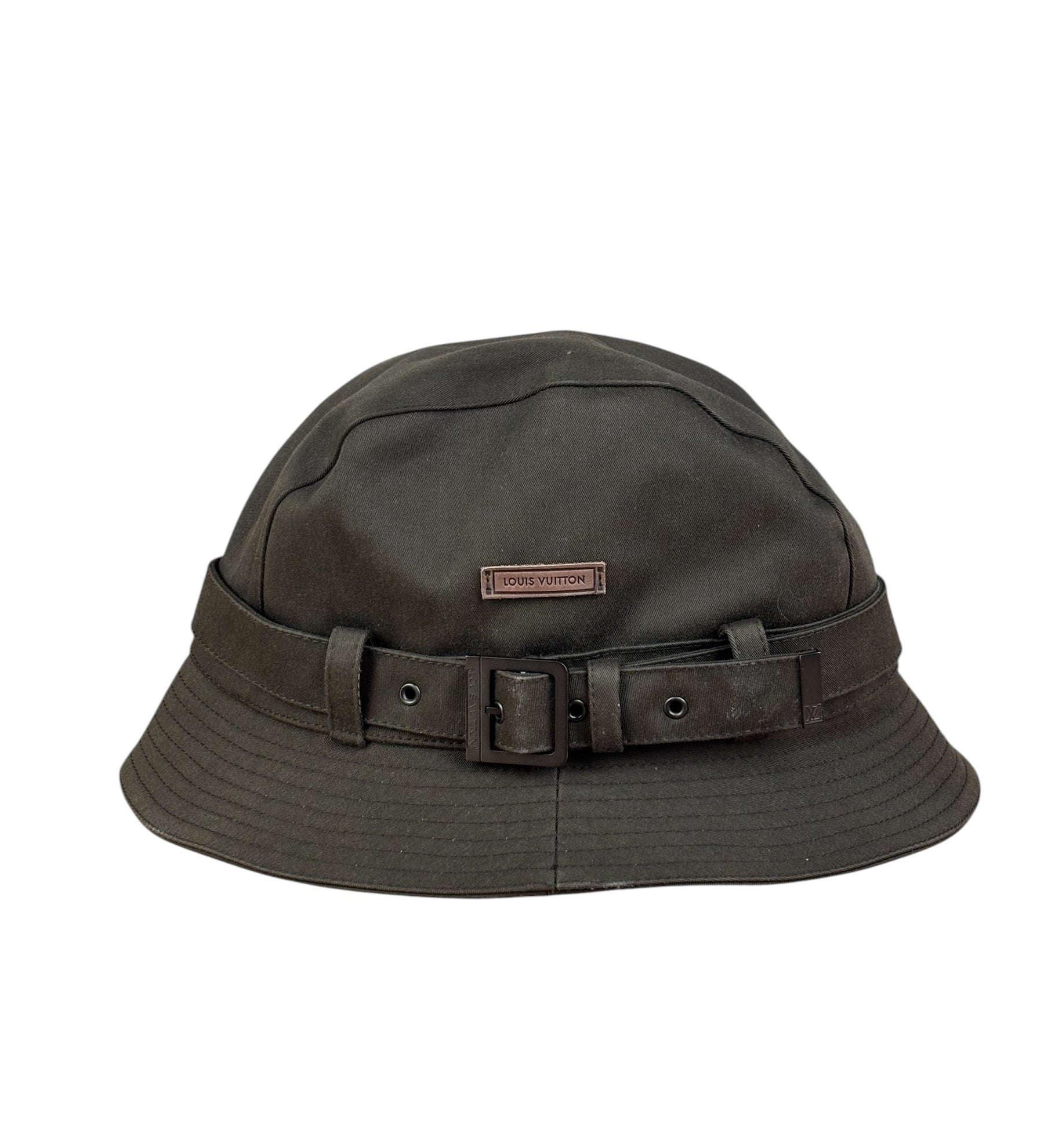Louis Vuttion Vintage Brown Belted Bucket Hat