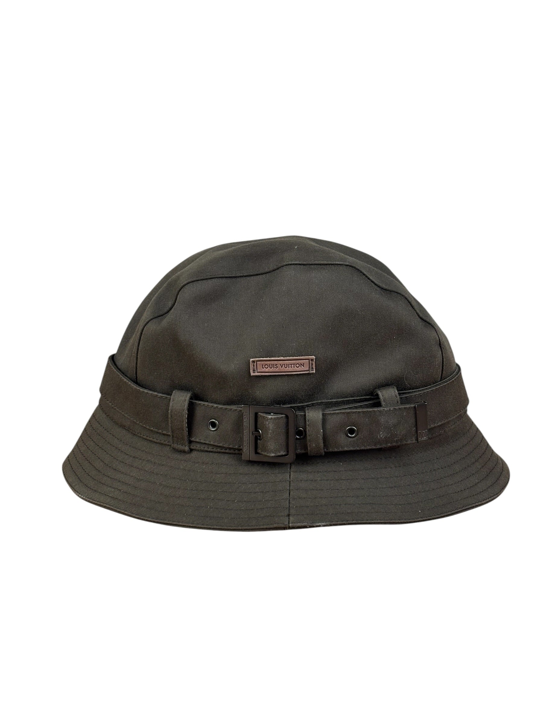 Louis Vuttion Vintage Brown Belted Bucket Hat