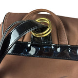 Balenciaga Vintage Brown Nylon Mini Backpack