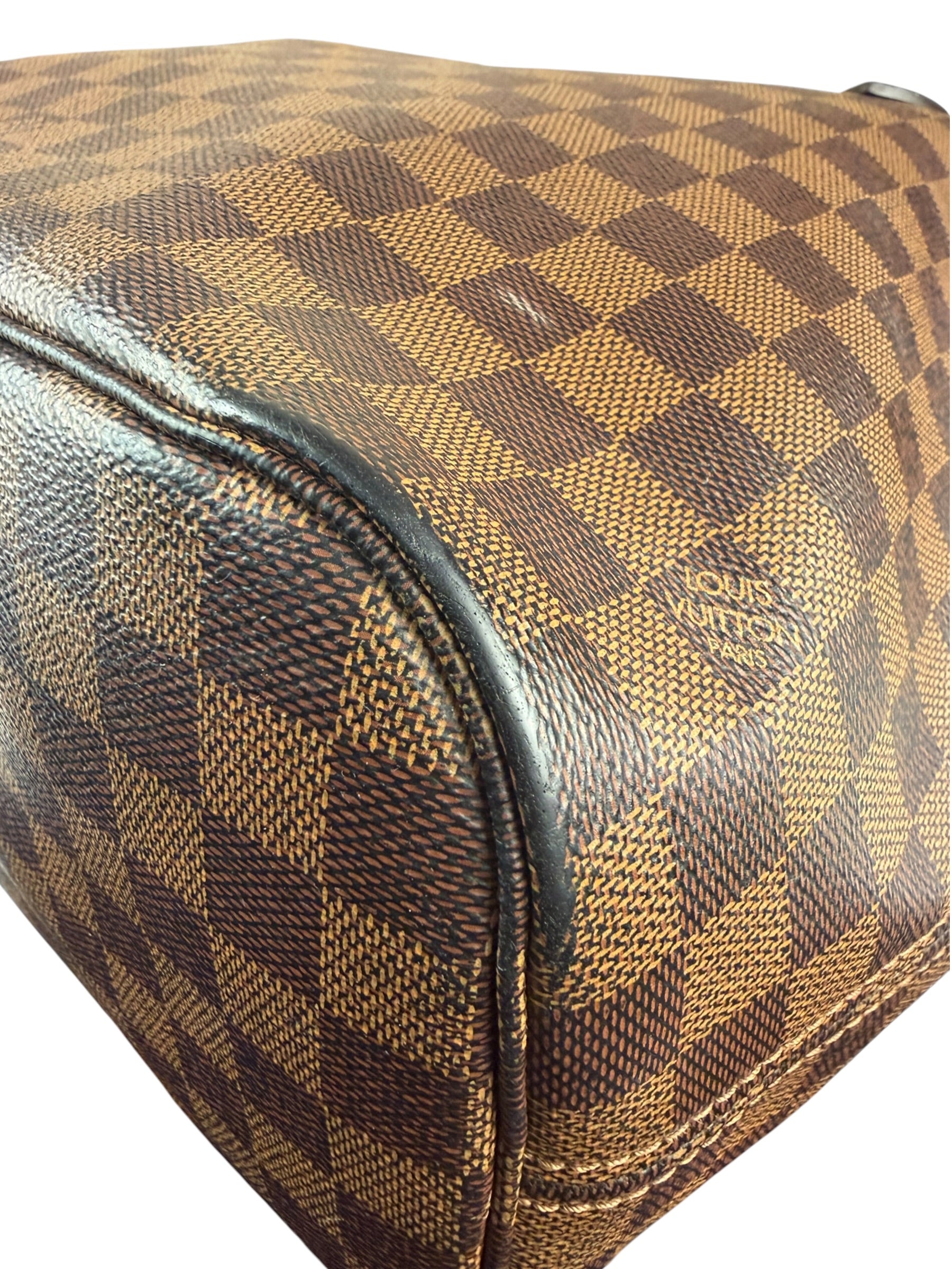 Louis Vuitton Damier Ebene Neverful MM Tote Bag