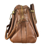 Chloe Caramel Tan Leather Paraty Medium Two-Way Bag