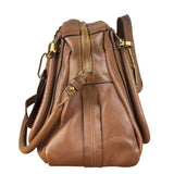 Chloe Caramel Tan Leather Paraty Medium Two-Way Bag