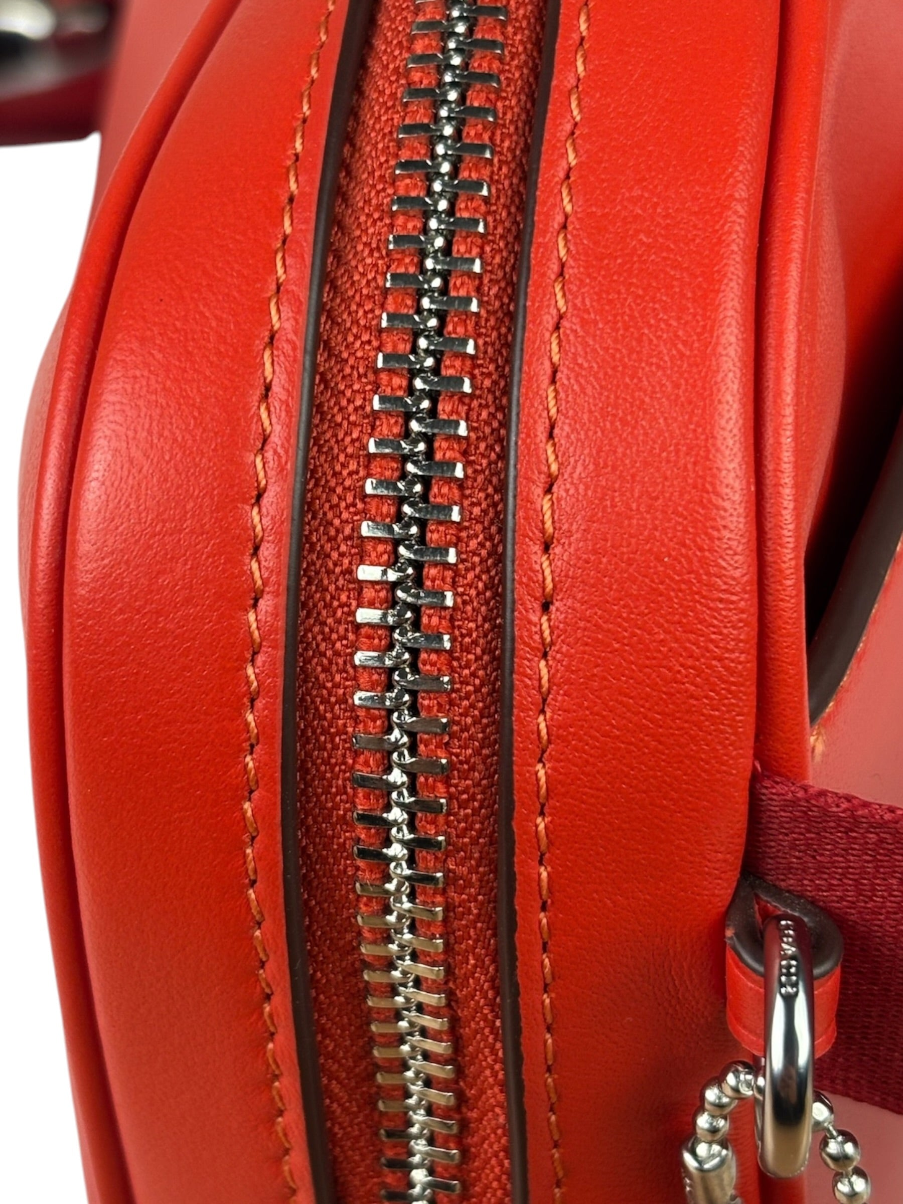 Coach Miami Red Leather Pace Belt Bag