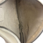Gucci Cream Leather Print Belt Bag
