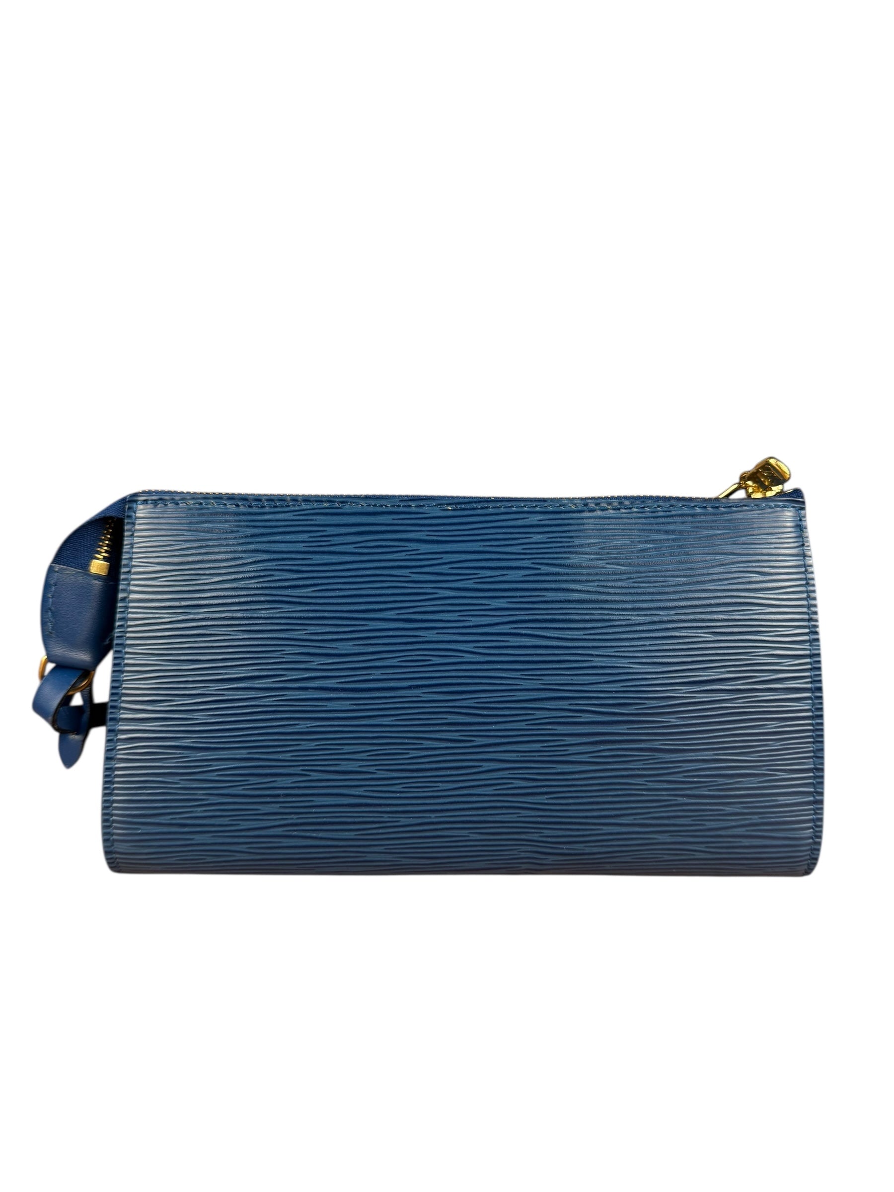 Louis Vuitton Epi Leather Pochette Blue