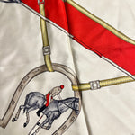 Gucci Vintage Polo Silk Scarf