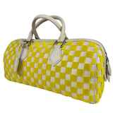 Louis Vuitton Cream/Yellow Damier Cubic Printemps Etè Speedy 2013