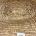 Versace Large White Raffia/Leather Shoulder Tote