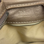 Chloe Bronze Leather Paddington Shoulder Bag