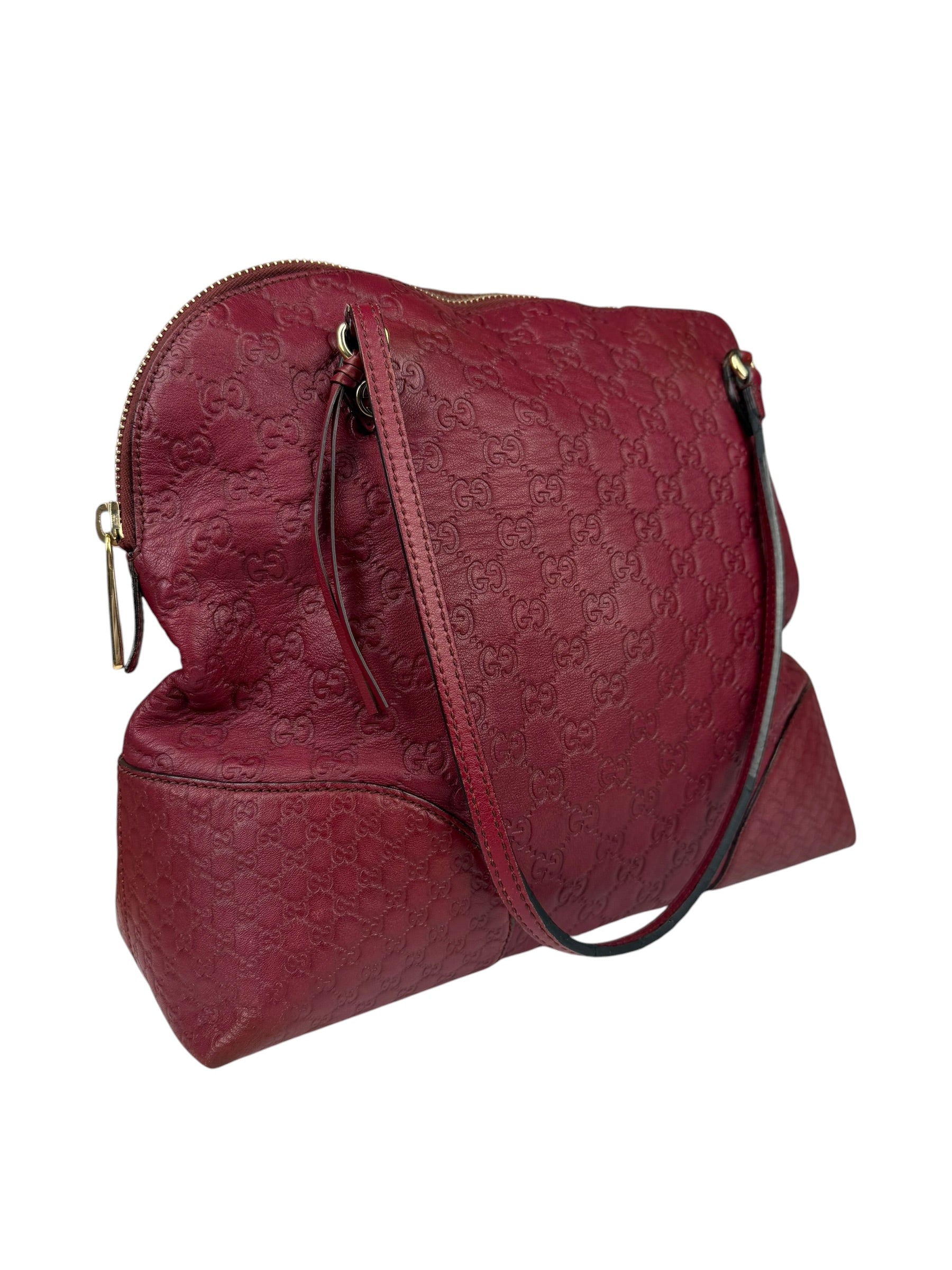 Gucci Ruby Red Bree Dome Tote