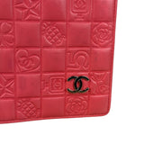 Chanel Pink Quilted Leather Lucky Symbols Long Wallet 2004