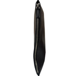 Fendi Black Leather Monsters Zip Clutch