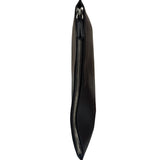 Fendi Black Leather Monsters Zip Clutch